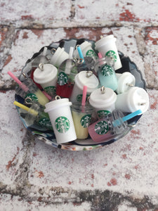 Frappuccino Iced Coffee Progress Keeper Stitch Markers Set