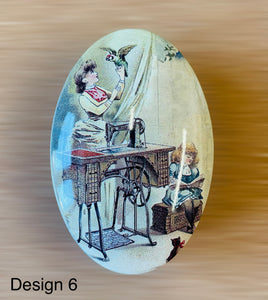 Vintage Style Collectible Sewing Tin