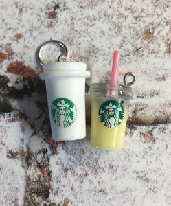 Frappuccino Iced Coffee Progress Keeper Stitch Markers Set