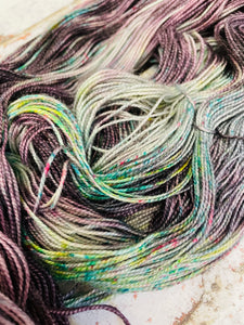 Superwash Merino Nylon Titanium Sock Yarn, 100g/3.5oz, One of a Kind