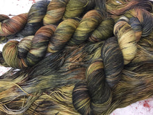 Load image into Gallery viewer, Superwash Merino Nylon Titanium Sock Yarn, 100g/3.5oz, A Forest
