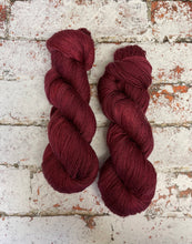 Load image into Gallery viewer, Non Superwash Mulberry Silk Extra Fine Merino Blend Single Ply Fingering Luxury Yarn, 100g/3.5oz, Judas

