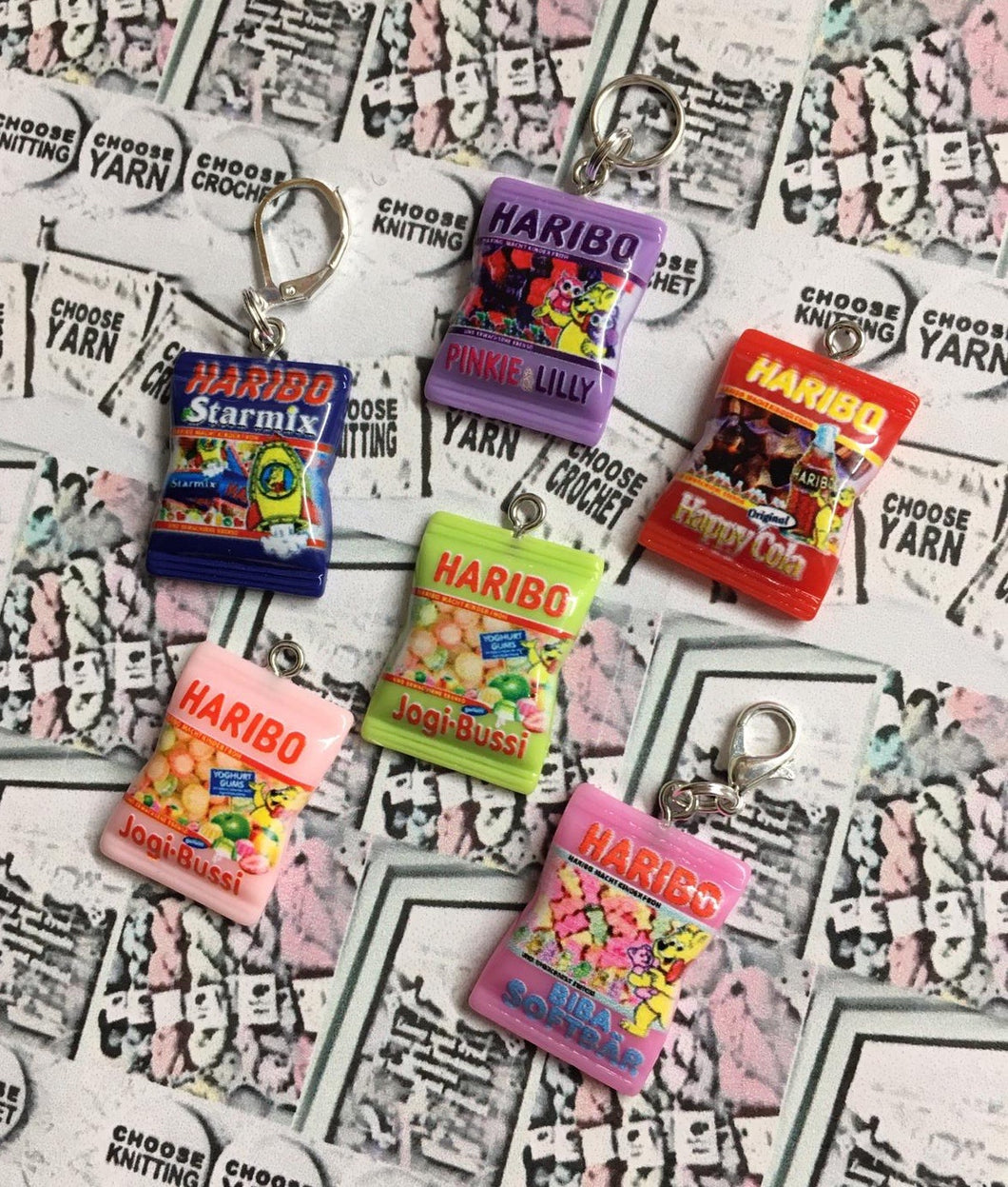 Haribo Candy Charm Progress Keeper Stitch Marker