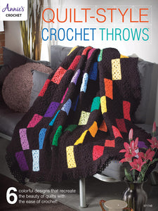 QUILT-STYLE CROCHET THROWS by ANNIE'S CROCHET