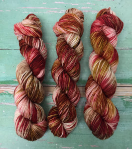 Superwash Merino DK/Light Worsted Yarn Wool, 100g/3.5oz, Piano Wire