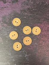 Load image into Gallery viewer, Vintage French Peach Buttons, 17mm
