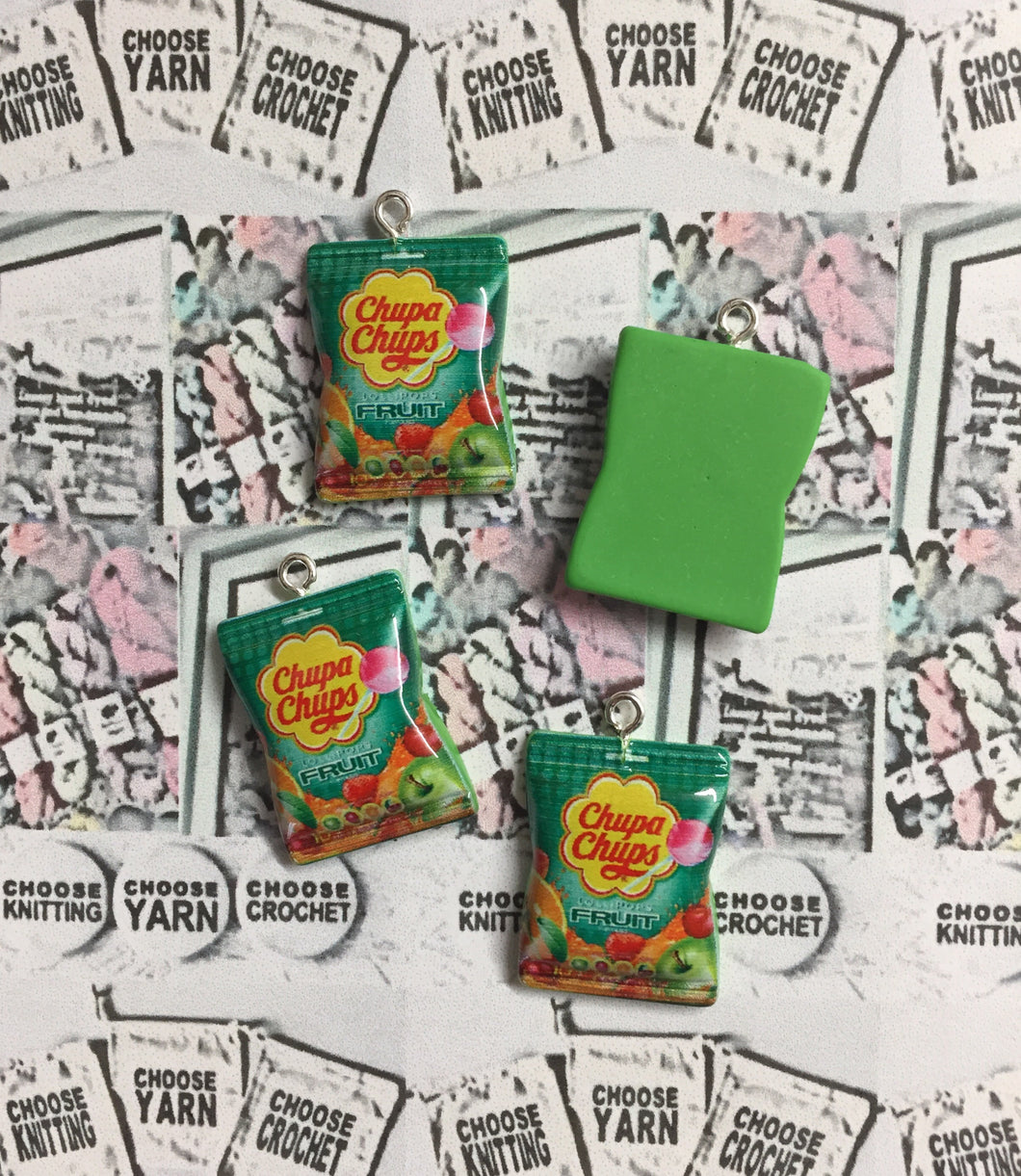 Chupa Chups Candy Charm Progress Keeper Stitch Marker