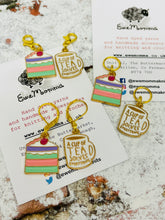 Load image into Gallery viewer, Set of 2 Tea and Cake Stitch Markers
