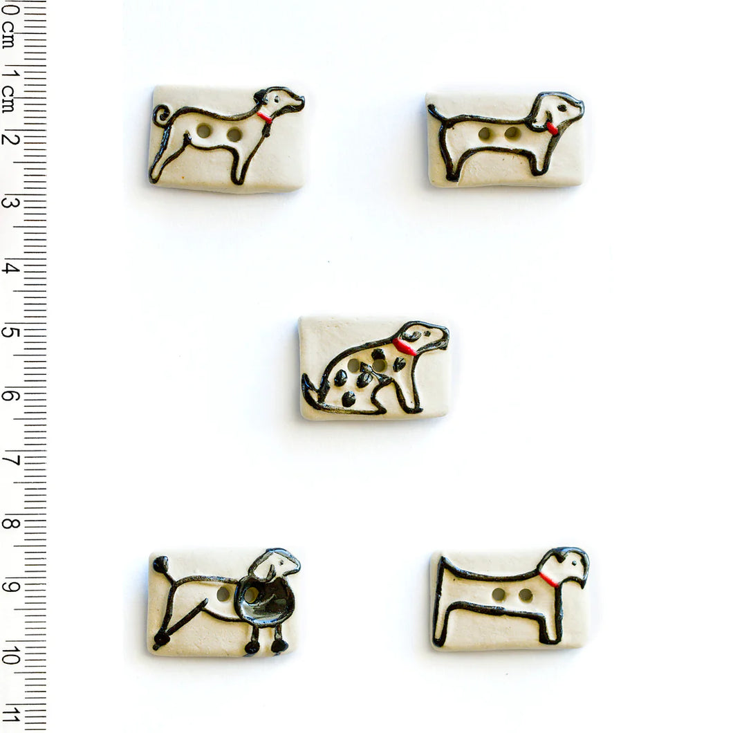 Fun Dog Buttons set