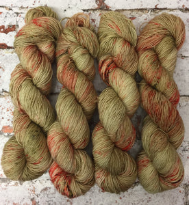Superwash Merino Single Ply Fingering Yarn, 100g/3.5oz, The Imitation Game