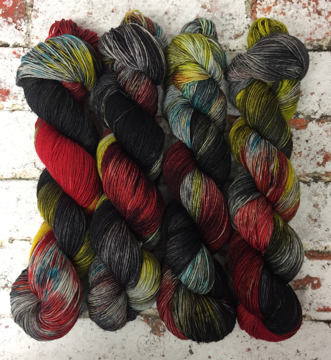 Superwash BFL Nylon Ultimate Sock Yarn, 100g/3.5oz, Be Kind