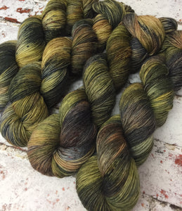 Superwash BFL Nylon Ultimate Sock Yarn, 100g/3.5oz, A Forest
