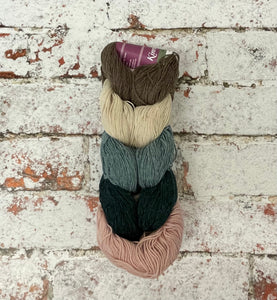 Kinross 4 Ply Mini Skein Hanks, 5x20g