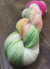 Load image into Gallery viewer, Superwash Bluefaced Leicester Nylon Ultimate Sock Yarn, 100g/3.5oz, Look at the Flowers
