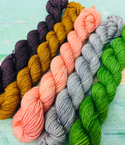 That’s Gossip Minis Sock Set, Superwash Bluefaced Leicester, 100g