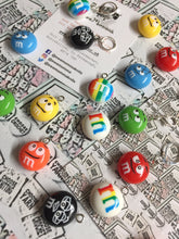 Load image into Gallery viewer, M&amp;Ms Candy Charm Progress Keeper Stitch Marker
