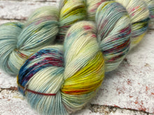 Load image into Gallery viewer, Superwash Merino Single Ply Fingering Yarn, 100g/3.5oz, Word Salad
