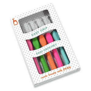 Pony Polka Dot Easy Grip Crochet Hook Set