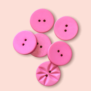 Pretty Pink Buttons, 30mm