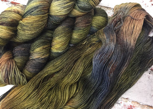 Superwash BFL Nylon Ultimate Sock Yarn, 100g/3.5oz, A Forest