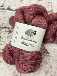 Superwash Merino Nylon Titanium Sock Yarn, 50g, Rosebud