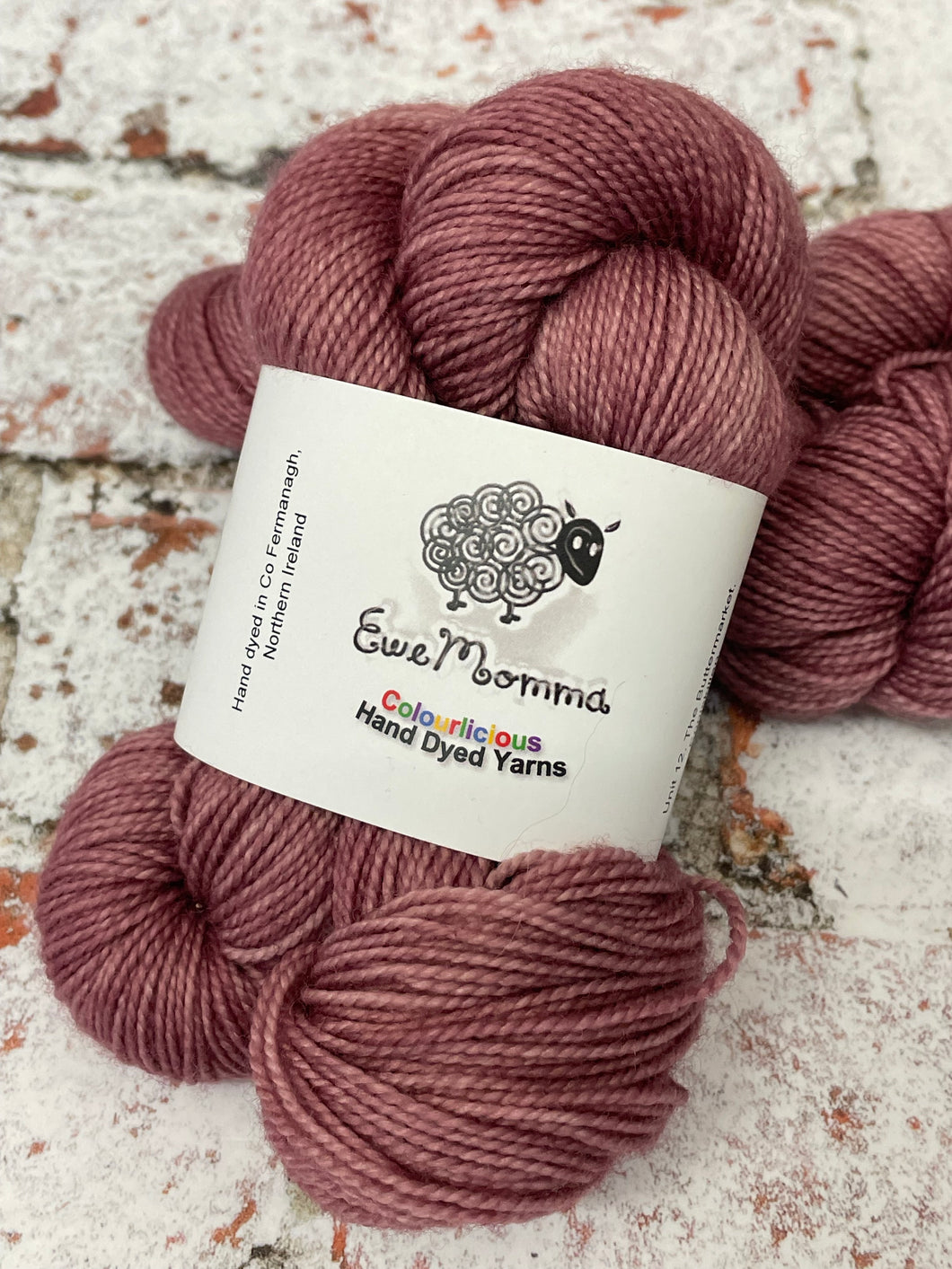 Superwash Merino Nylon Titanium Sock Yarn, 50g, Rosebud