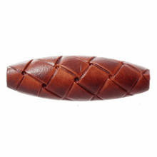 Load image into Gallery viewer, Imitation Leather Toggle Buttons, Tan, 30mm
