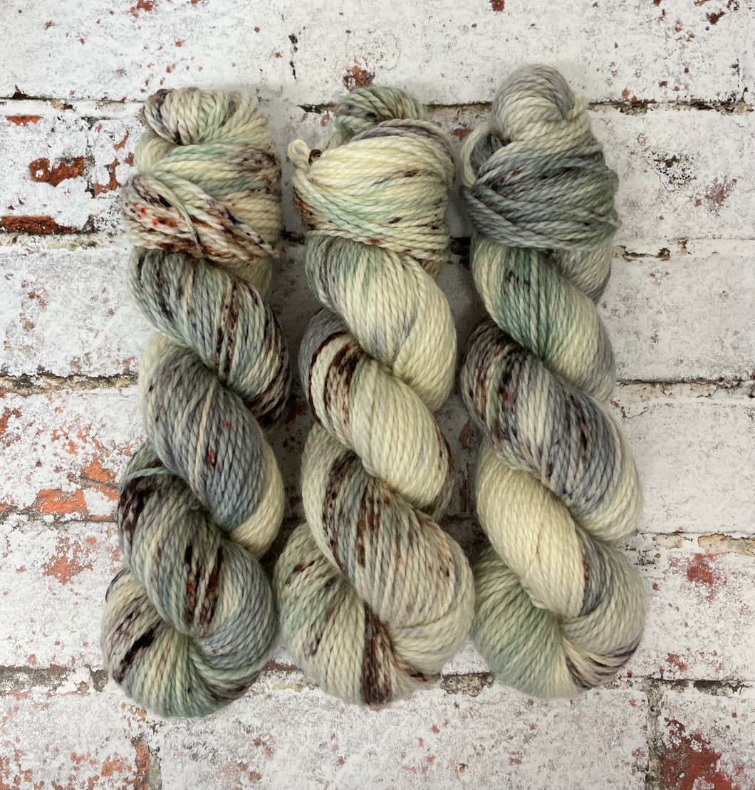 Superwash Bluefaced Leicester Aran/Worsted Yarn Wool, 100g/3.5oz, A Brave Man