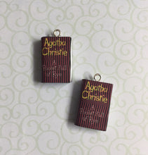 Load image into Gallery viewer, Miniature Book Charm Stitch Marker, Miss Marple, Agatha Christie inspired

