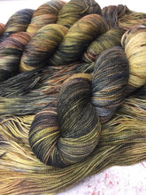 Load image into Gallery viewer, Superwash Merino Nylon Titanium Sock Yarn, 100g/3.5oz, A Forest
