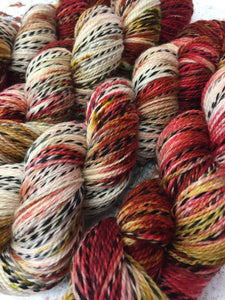 Superwash Zebra 4 Ply Fingering Yarn, 100g/3.5oz, Piano Wire