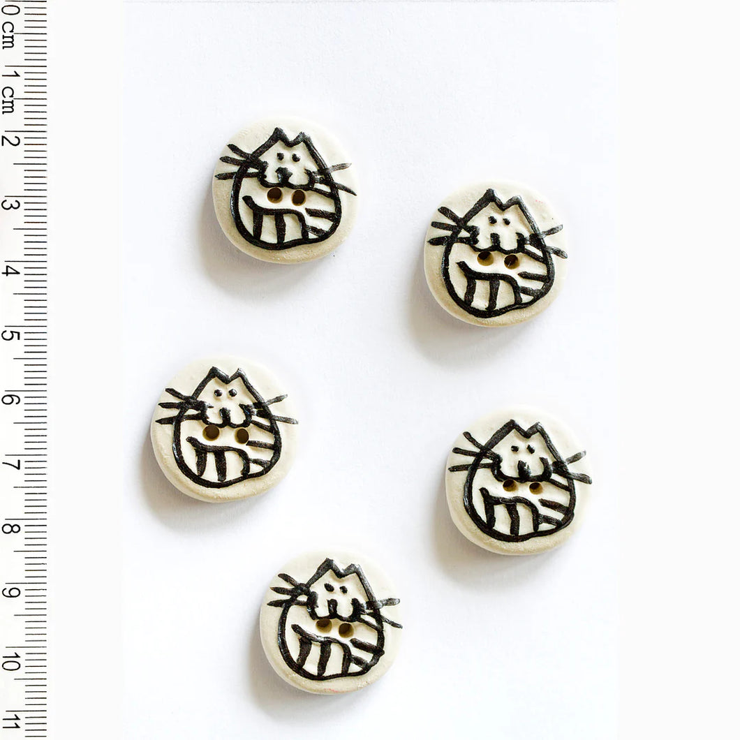 Friendly Cats Button set