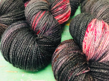 Load image into Gallery viewer, Superwash Silver Sparkle Sock Yarn, 100g/3.5oz, Eccentric Orbit
