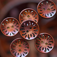 Load image into Gallery viewer, Hollow Floral Carved Buttons, 23mm
