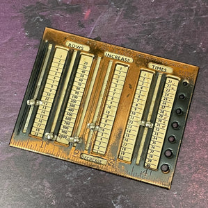 Vintage Row Counter