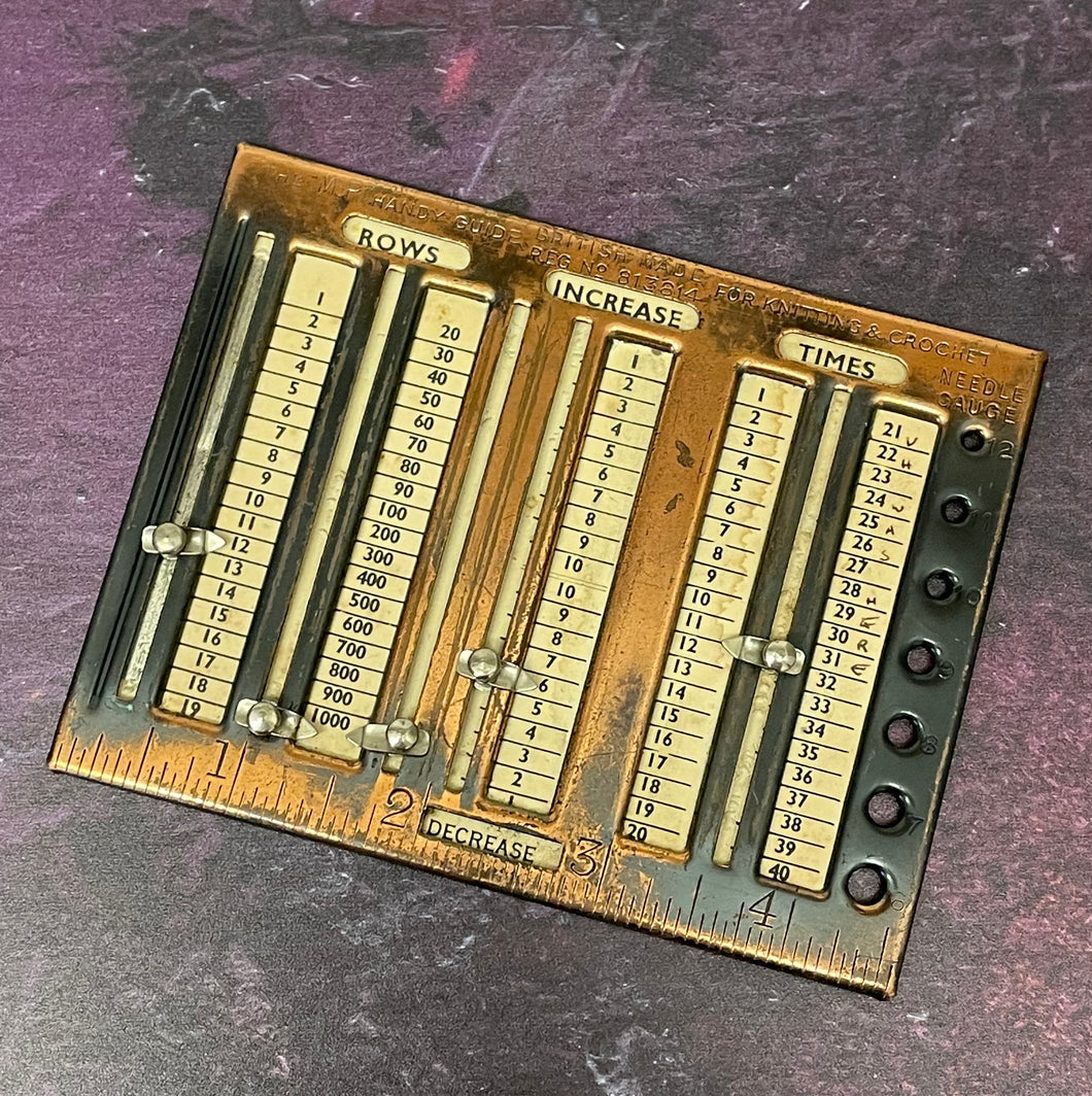 Vintage Row Counter