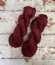 Load image into Gallery viewer, Non Superwash Mulberry Silk Extra Fine Merino Blend Single Ply Fingering Luxury Yarn, 100g/3.5oz, Judas

